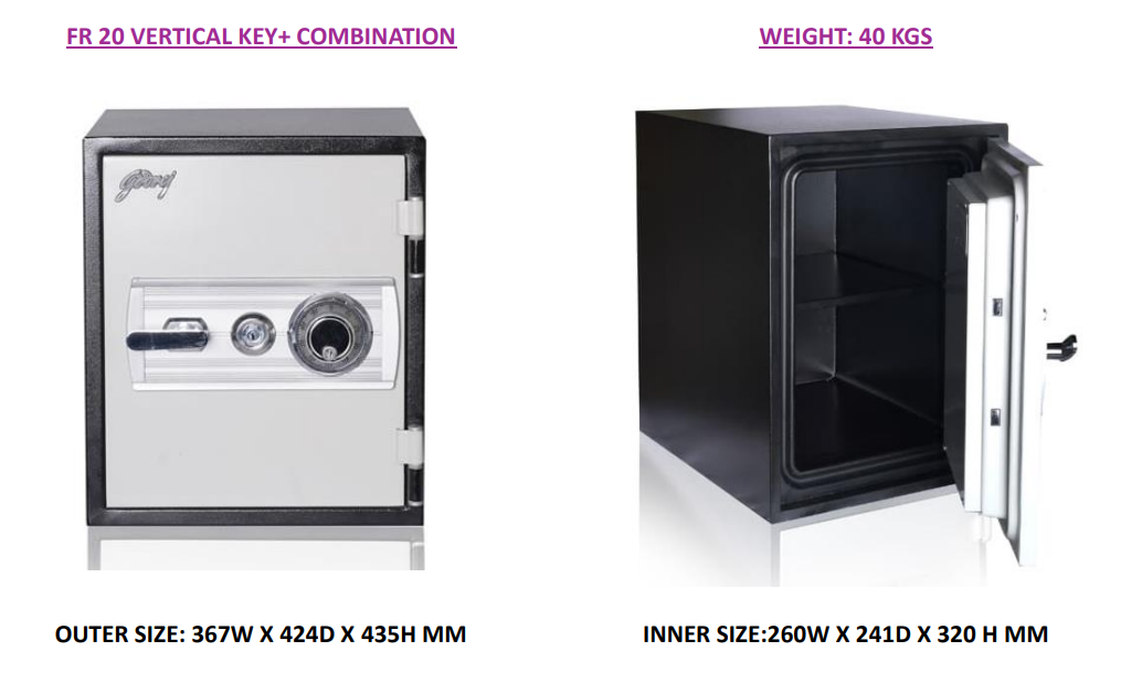 Godrej Fire Resistant Safes