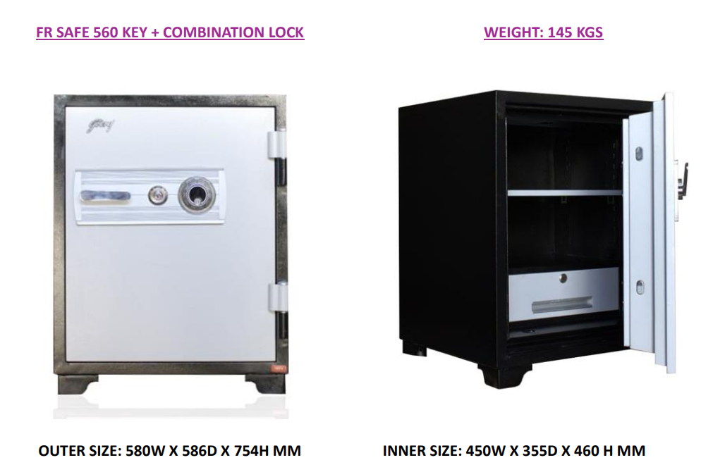 Godrej Fire Resistant Safes